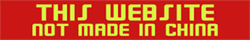 This website not made in China