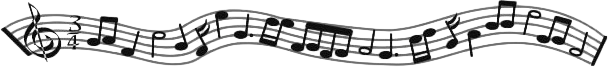 wavy music score bar png